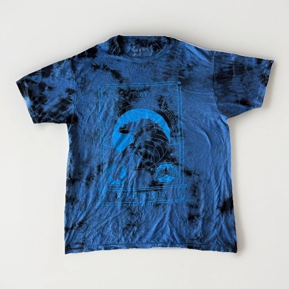 Wizarding World Of Harry Potter Sz Med Ravenclaw House Tarot Tie-Dye T-Shirt